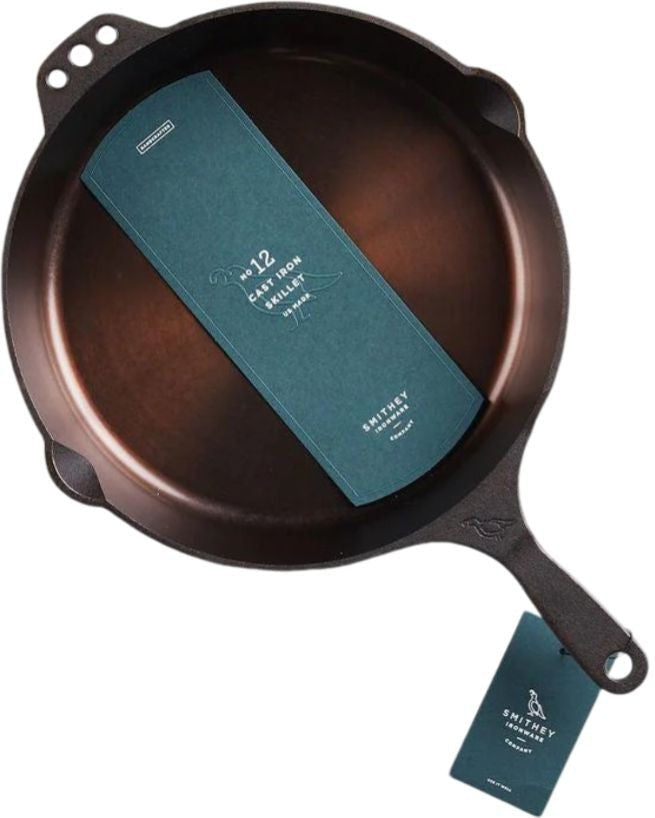 Smithey - 12" Cast Iron No. 12 Traditional Skillet - Smith-CI-Skil12