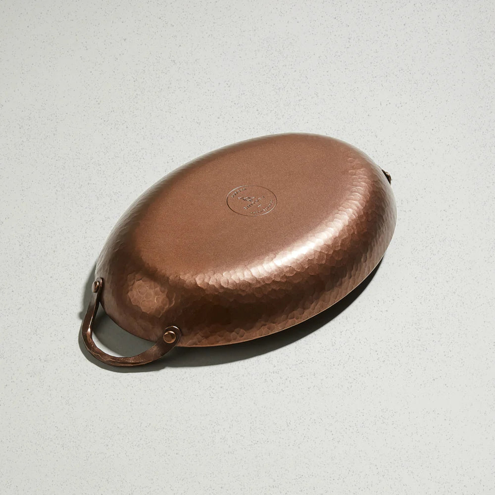 Smithey - 13.8" Carbon Steel Oval Roaster - Smith-CS-OvalM