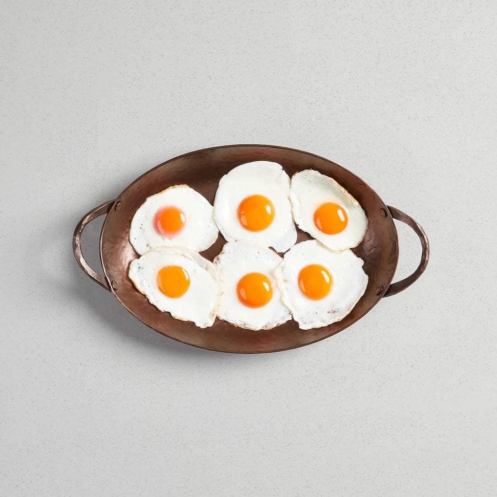 Smithey - 13.8" Carbon Steel Oval Roaster - Smith-CS-OvalM