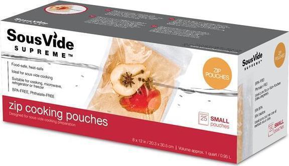 SousVide - Pack of 25 Small Zip Pouches (0.95L) - SVV-00304