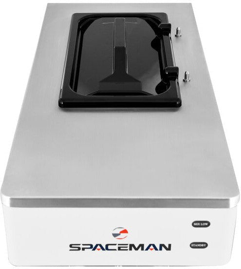 Spaceman - 110V 12.7 QT Stainless Steel Air Cooled Single Bowl Countertop Slushy/Granita Frozen Drink Machine - 6650-C