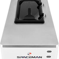 Spaceman - 110V 12.7 QT Stainless Steel Air Cooled Single Bowl Countertop Slushy/Granita Frozen Drink Machine - 6650-C