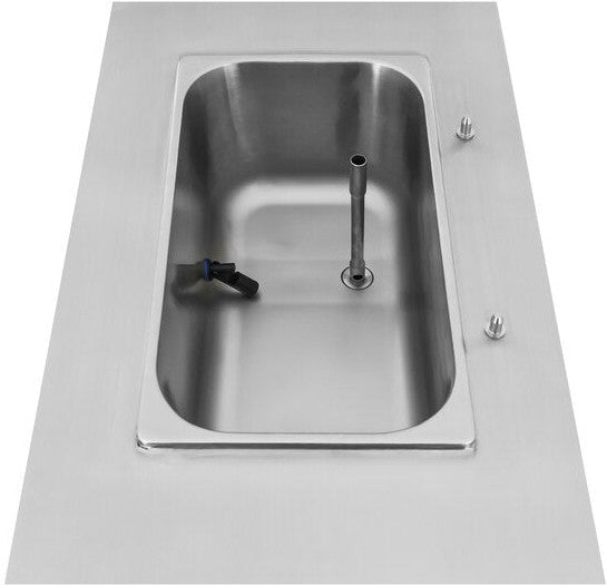 Spaceman - 110V 12.7 QT Stainless Steel Air Cooled Single Bowl Countertop Slushy/Granita Frozen Drink Machine - 6650-C