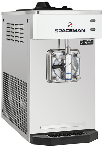 Spaceman - 110V 12.7 QT Stainless Steel Air Cooled Single Bowl Countertop Slushy/Granita Frozen Drink Machine - 6650-C