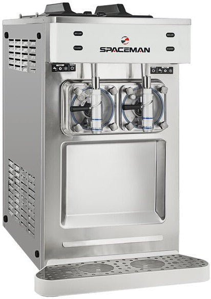 Spaceman - 110V 17 QT Stainless Steel Air Cooled Single Bowl Countertop Slushy/Granita Frozen Drink Machine - 6455-C