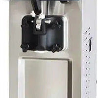 Spaceman - 110V Gravity-Fed Single Flavor Air Cooled Countertop Soft Serve Ice Cream Machine with 1 Hopper - 6210-C