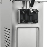 Spaceman - 110V Gravity-Fed Single Flavor Air Cooled Countertop Soft Serve Ice Cream Machine with 1 Hopper - 6210-C