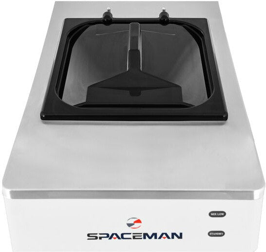 Spaceman - 208-220V 21.2 QT Stainless Steel Air Cooled Single Bowl Countertop Slushy/Granita Frozen Drink Machine - 6690-C