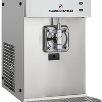 Spaceman - 208-220V 21.2 QT Stainless Steel Air Cooled Single Bowl Countertop Slushy/Granita Frozen Drink Machine - 6690-C