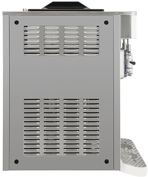 Spaceman - 208-220V 25.7 QT Stainless Steel Air Cooled 2 Bowl Countertop Slushy/Granita Frozen Drink Machine - 6695-C