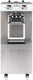 Spaceman - 208-220V Gravity-Fed Dual Flavor Air Cooled Twin Twist Free-Standing Soft Serve Ice Cream Machine with 2 Hoppers and 3 Dispensers - 6250-C