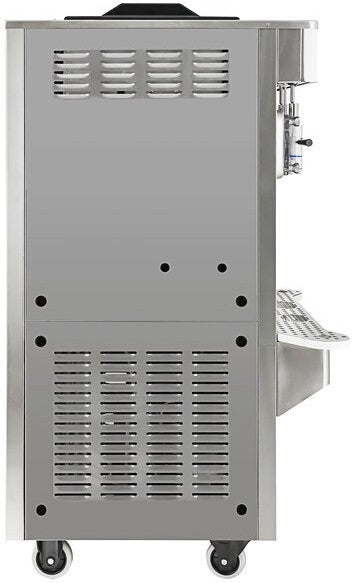 Spaceman - Stainless Steel 2 Bowl Slushy / Granita Floor Model Frozen Drink Machine - 6795-C