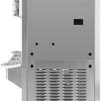 Spaceman - Stainless Steel 2 Bowl Slushy / Granita Floor Model Frozen Drink Machine - 6795-C