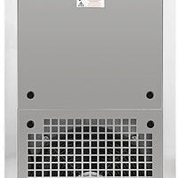 Spaceman - Stainless Steel 2 Bowl Slushy / Granita Floor Model Frozen Drink Machine - 6795-C