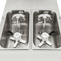 Spaceman - Standing Gravity Fed Soft Serve Ice Cream Machine with Air Pump- 6378A-C