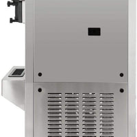 Spaceman - Standing Two Flavors With Twist Gravity Fed Soft Serve Ice Cream Machine - 6378-C