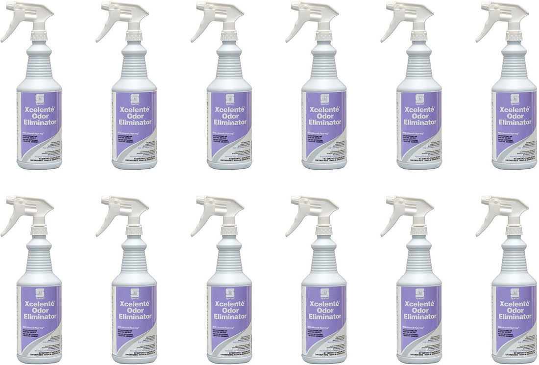 Spartan - 1 QT Ready To Use Xcelente Odor Eliminator Handi Spray, 12Bt/Cs - 305303C