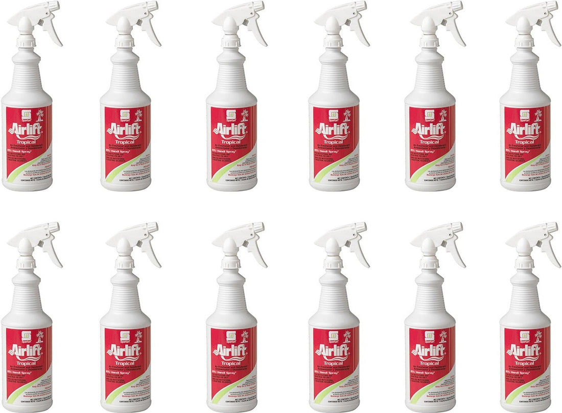 Spartan - Airlift 1 QT Ready-to-Use Tropical Air Freshner Handi Spray, 12 Bt/Cs - 306803C