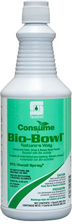 Spartan - BioBowl Consume 1 QT Toilet Cleaner, 12Bt/Cs - 339703C
