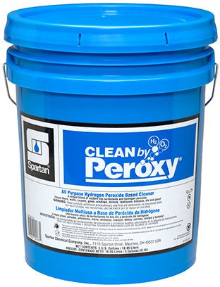 Spartan - Clean By Peroxy 5 Gallon Fresh Spring Rain Scent Multi-Purpose Cleaner Pail - 003505C - Removed by Amit S
