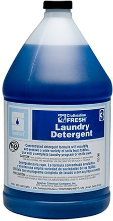 Spartan - Clothesline Fresh 1 Gallon Laundry Detergent, 4Jug/Cs - 700304C