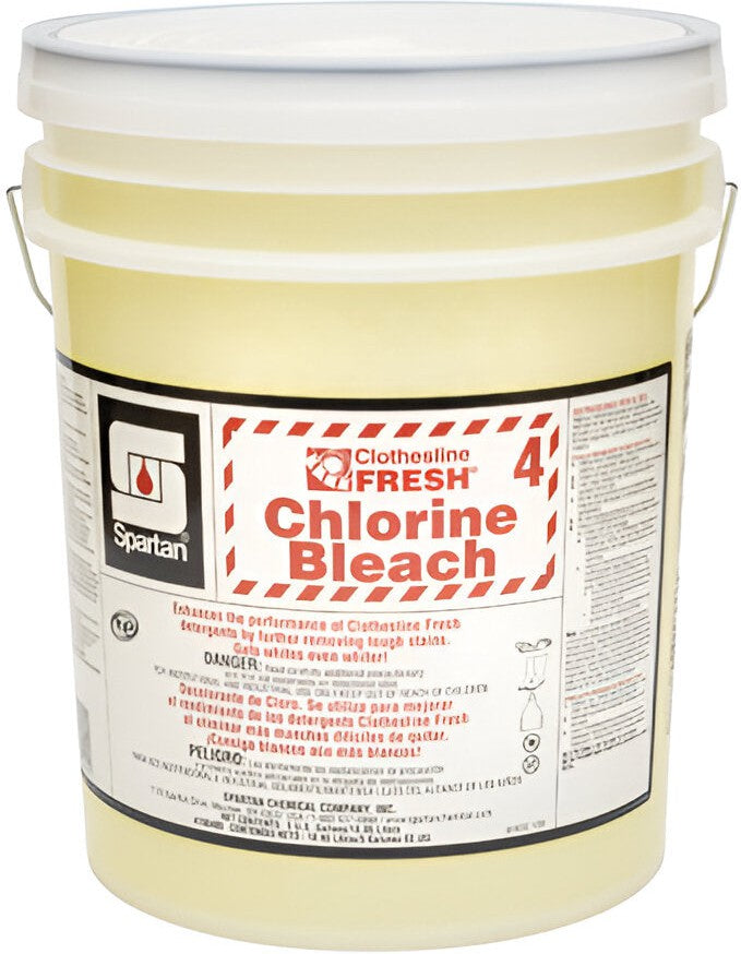 Spartan - Clothesline Fresh #4, 5 Gallon Chlorine Bleach Pail - 700405C
