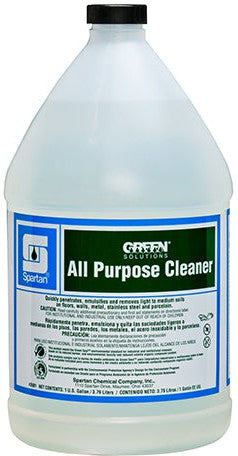 Spartan - Green Solutions 1 Gallon All Purpose Cleaner, 4Jug/Cs - 3501