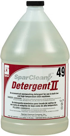 Spartan - Sparclean #49 Detergent II 1 Gallon Jug, 4Jug/Cs - 764904I