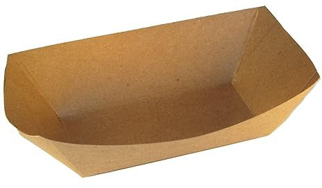Specialty Quality Packaging - #100, 1 lb Rectangle Kraft Food Tray, 1000/Pk - 7151