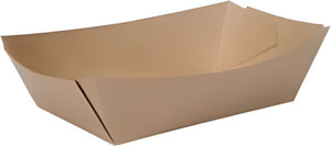 Specialty Quality Packaging - #250, 2.5 lb Kraft Paper Food Tray, 500/Cs - 7143
