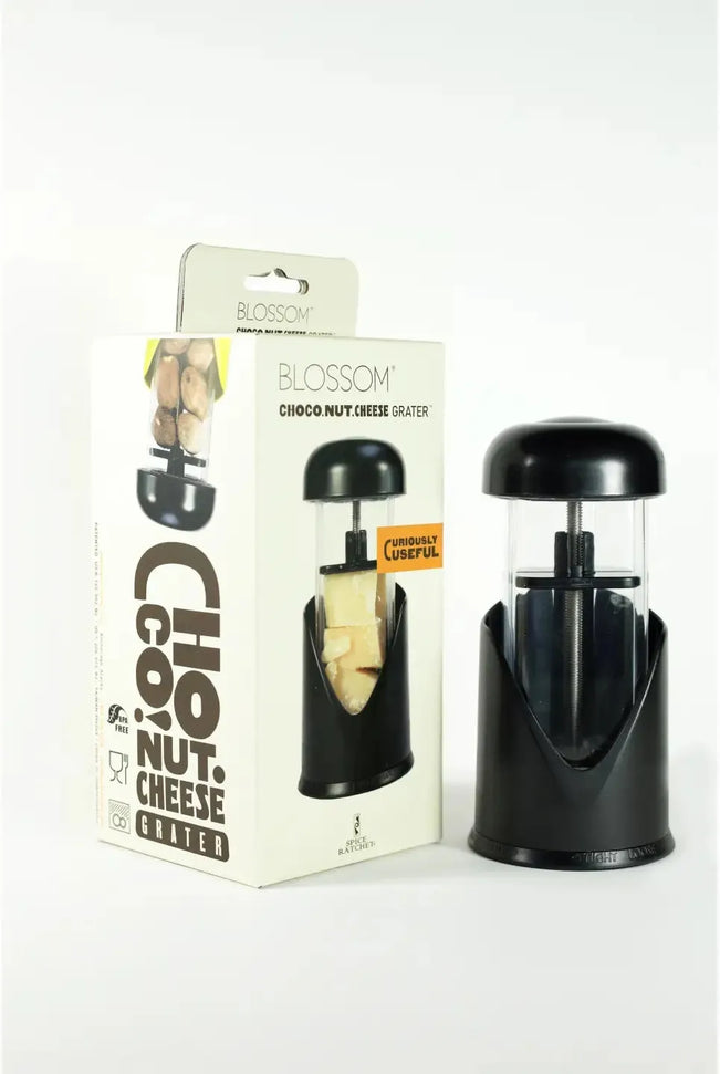 Spice Ratchet - Blossom Choco, Nut & Cheese Grater, Black - SR16822B
