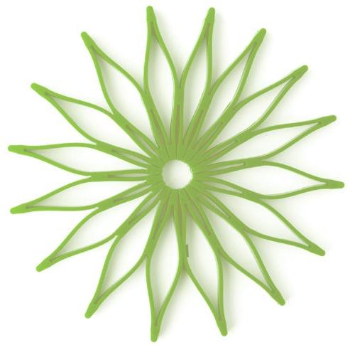 Spice Ratchet - Blossom Green Flower Mini Trivet, Set of 2 - SR74845