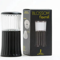 Spice Ratchet - Blossom Manual Flax Seed and Grain Grinder Mill, Black - SR16821 - DISCONTINUED