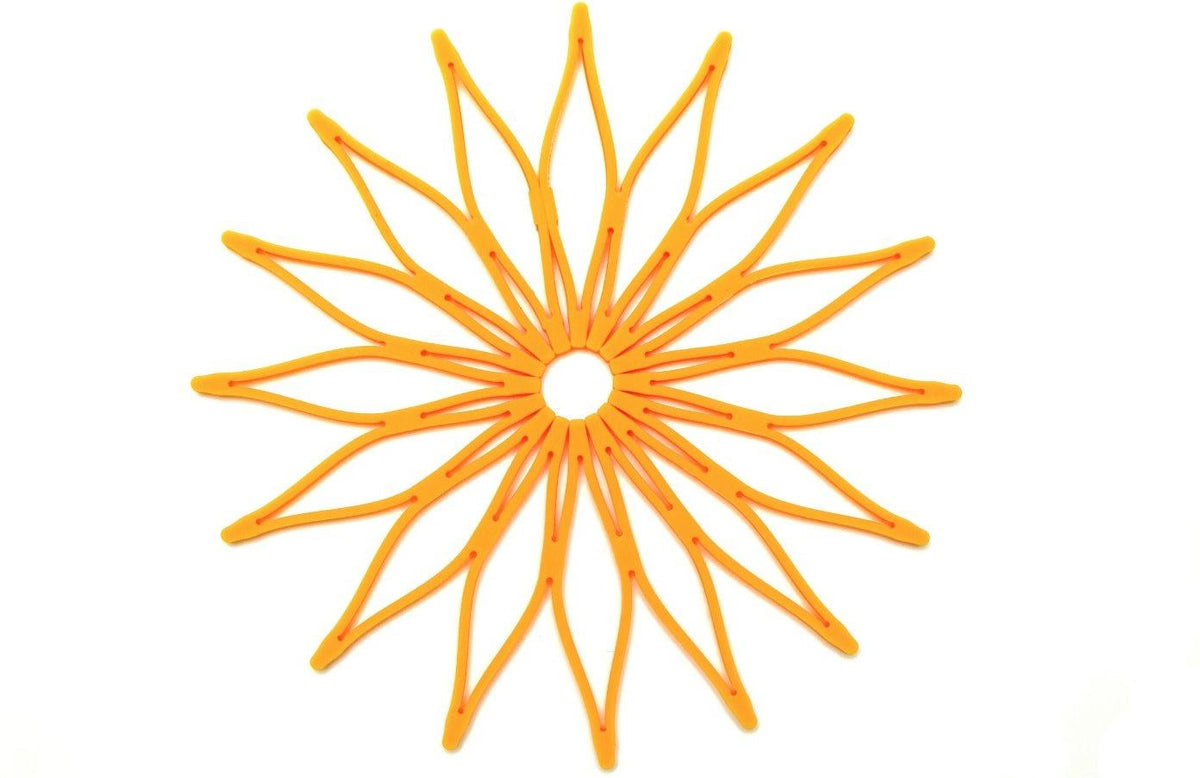 Spice Ratchet - Blossom Orange Flower Large Trivet - SR16814