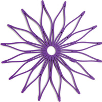 Spice Ratchet - Blossom Purple Flower Mini Trivet, Set of 2 - SR12188