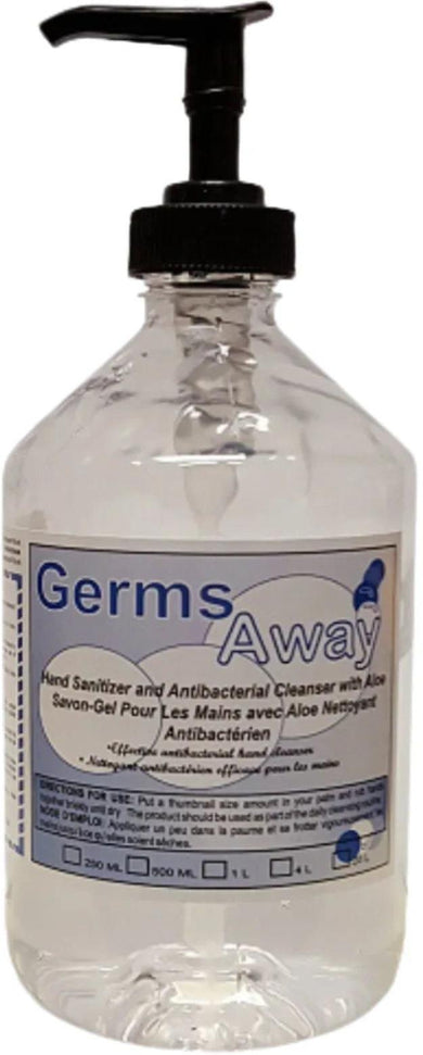 Sprakita - Germs Away Hand Sanitizer 500ML, 12Bt/Cs - SPKS0712-500ML