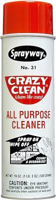 Sprayway - 15.5 Oz CRAZY CLEAN All Purpose Cleaner Spray, 12Cn/Cs - 31W
