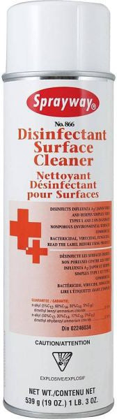 Sprayway - 18 Oz Disinfectant Surface Cleaner, 12Cn/Cs - 866DIN