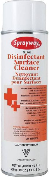 Sprayway - 18 Oz Disinfectant Surface Cleaner - 866DIN