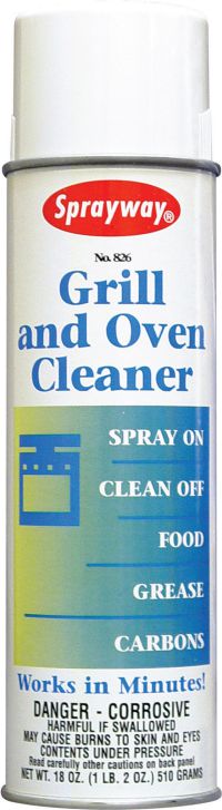 Sprayway - 18 Oz Grill and Oven Cleaner - SYS826