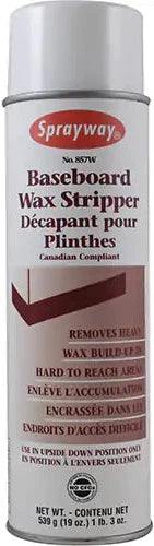 Sprayway - 19 Oz Baseboard Wax Stripper Aerosol Can, 12Cn/Cs - 857W