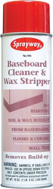 Sprayway - 3 Oz Baseboard Cleaner & Wax Stripper, 12Cn/Cs - CL856