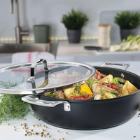 Spring - Meridian Intense Pro 4 Qt Nonstick Recycled Aluminum Casserole with Lid - S1315450628