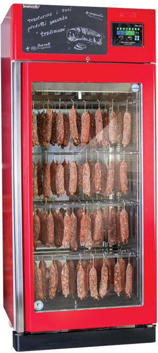 Stagionello - 150 Kg Red Salami Curing Cabinet with Climatouch and Fumotic - 46183