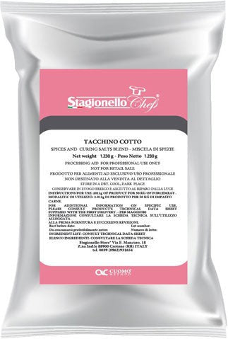Stagionello - 1.23 Kg/Bag Curing Salts and Spice Blends for Cooked Turkey - 47006 - Special Order Item - ETA 14-16 Weeks