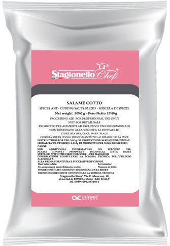 Stagionello - 2 Kg/Bag Curing Salts and Spice Blends for Cooked Salami Mortadella - 47007 - Special Order Item - ETA 14-16 Weeks