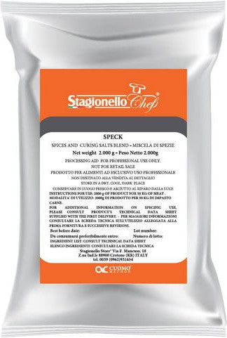 Stagionello - 2 Kg/Bag Curing Salts and Spice Blends for Long Fermentation Salami Speck, Pack of 3 - 47000 - Special Order Item - ETA 14-16 Weeks