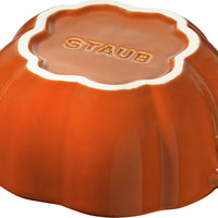 Staub - 0.5 QT Ceramic Pumpkin Cocotte Orange 0.5 L - 40511-555