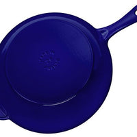 Staub - 10" Cast Iron Daily Pan With Glass Lid Blue (26 cm) - 1010647