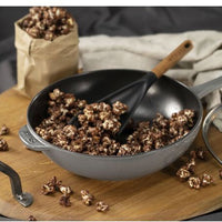 Staub - 10" Cast Iron Daily Pan With Glass Lid Grey (26 cm) - 1010645